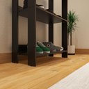 Ver imagem 6 de Sapateira para Hall de Entrada ou Quarto com Sapatas Plásticas Nos Pés - Preto