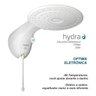 Chuveiro Ducha 220v Eletrônica Hydra Optima Branca Maben - 5