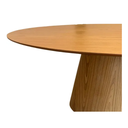 Ver imagem 2 de Mesa de Jantar Cone Redonda 100 Cm Base Madeira Freijó Tampo Freijó Linn Shop Mesa de Jantar Cone Ma