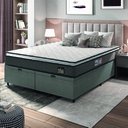 Ver imagem 1 de Cama Box Baú Casal Queen Colchão Espuma D33 Pillow Top Millenium Hellen