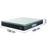 Cama Box Baú Casal Queen Colchão Espuma D33 Pillow Top Millenium Hellen - 5