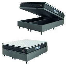 Cama Box Baú Casal Queen Colchão Espuma D33 Pillow Top Millenium Hellen - 3