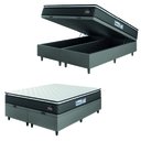 Ver imagem 3 de Cama Box Baú Casal Queen Colchão Espuma D33 Pillow Top Millenium Hellen
