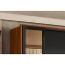 Ver imagem 5 de Guarda Roupa 4 Portas de Correr e 4 Gavetas C/ 2 Vidros Reflecta e Pés Laredo Flex Amêndola/amê