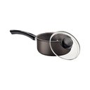 Ver imagem 3 de Panela Tramontina Paris Antiaderente Starflon Max Chumbo com Tampa de Vidro 16 Cm 1,5 L Tramontina