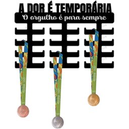 Porta Medalhas a Dor É Temporária Jr Mdf - 3