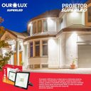 Ver imagem 4 de Projetor Led Slim 100w Preto 3000k - Ourolux Refletor Superled Slim 3000k 100w Bivolt Preto