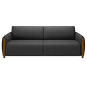 Ver imagem 6 de Conjunto Sofá 3 Lugares 223cm e Poltrona 98cm Amaranto M22 PU Preto - Mpozenato