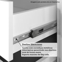 Ver imagem 7 de Balcão de Cozinha Pia 120cm 2 Pts e 3 Gav C/ Tampo Elegance Freijó/cinammon/quartzo Bege