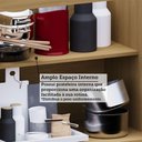 Ver imagem 6 de Balcão de Cozinha Pia 120cm 2 Pts e 3 Gav C/ Tampo Elegance Freijó/cinammon/quartzo Bege