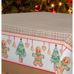 Toalha de Mesa Basic 8 Lugares (1,40m X 2,50m) - Biscoitos - 2