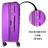 Mala de Viagem Rodinha Media 23kg em Abs Rígida Cor:rosa 2 - 6