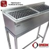 Churrasqueira Inox Classic - Inox 430 - 80x22x90 Cm - 2