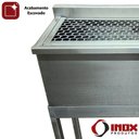 Ver imagem 5 de Churrasqueira Inox Classic - Inox 430 - 80x22x90 Cm