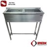 Churrasqueira Inox Classic - Inox 430 - 80x22x90 Cm - 1