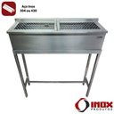 Ver imagem 1 de Churrasqueira Inox Classic - Inox 430 - 80x22x90 Cm