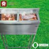 Churrasqueira Inox Classic - Inox 430 - 80x22x90 Cm - 6