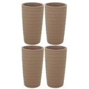 Ver imagem 1 de Kit 4 Vasos Grandes para Plantas Grego Tramontina Alto 65cm em Polietileno Granito Areia Jardim