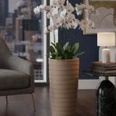 Ver imagem 2 de Kit 4 Vasos Grandes para Plantas Grego Tramontina Alto 65cm em Polietileno Granito Areia Jardim