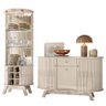 Aparador para Sala Buffet Monza e Cristaleira Marina Calacata Off White – Madetec - 7