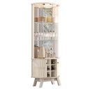 Ver imagem 5 de Aparador para Sala Buffet Monza e Cristaleira Marina Calacata Off White – Madetec