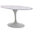Ver imagem 2 de Base de Mesa de Jantar Saarinen Oval Para Tampo de 244x137 Cm Branca Modelar Art Moveis