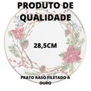 Ver imagem 3 de Prato Raso Natal Filetado Linha Guirlanda Alleanza Filetado Guirlanda
