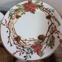 Ver imagem 2 de Prato Raso Natal Filetado Linha Guirlanda Alleanza Filetado Guirlanda