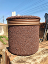 Ver imagem 3 de Vaso de Barro Areia Terrilho 16cm:Marrom