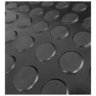Piso de borracha Daud Botão preto 3mm x 500mm x 500mm - 1