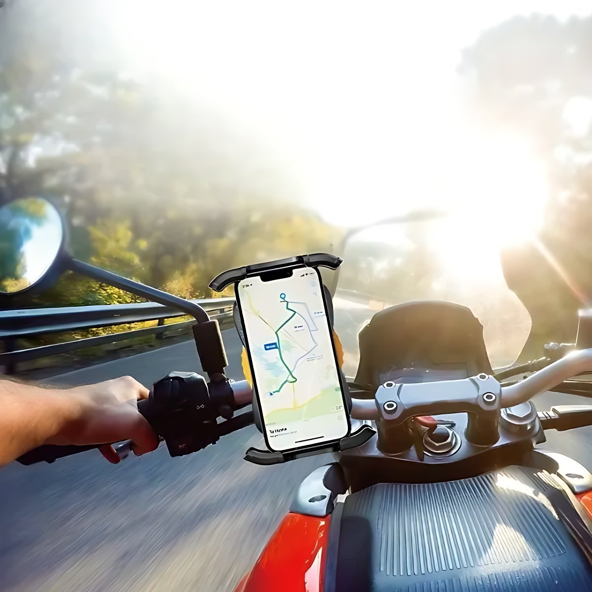 Suporte Moto Celular Bicicleta Universal com Ajuste até 6.5 - 2