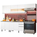 Ver imagem 3 de Armário de Cozinha Completa 280cm Branco Marcela Madesa 03SR