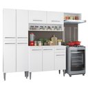 Ver imagem 2 de Cozinha Compacta Madesa Emilly Top com Armário e Balcão Branco Cor:Branco