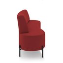 Ver imagem 6 de Sofá 2 Lugares Living 135cm Pé Ferro Pto Maraú Veludo Vermelho K01 - D'Rossi