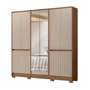 Guarda Roupa Casal 10 Portas 4 Gavetas Belufan Móveis