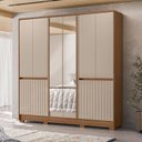 Ver imagem 2 de Guarda Roupa Casal 10 Portas 4 Gavetas Belufan Móveis