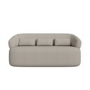Ver imagem 2 de Conjunto Poltrona e Sofá Living Orgânico Duomo 1,80m Boucle Just Time