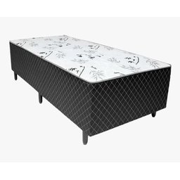 Cama Box Solteiro Conjugada Ortopédica 88x188x39 (5cm) - 1