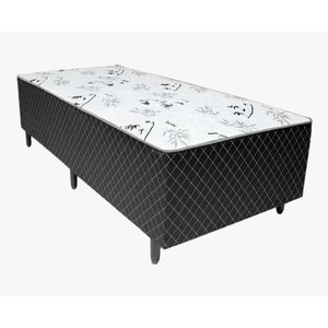 Cama Box Solteiro Conjugada Ortopédica 88x188x39 (5cm)
