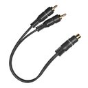 Ver imagem 1 de Cabo de Audio TCW 1 RCA Femea + 2 RCA Macho 4MM com 10 Pecas