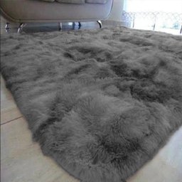 Tapetes Sala/Quarto Cinza 3,0X2,0 Macio Lindo 40mm Casen - 1