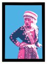 Ver imagem 3 de Quadro decorativo Menina do Doi Suthep 45x33cm (Moldura preta)
