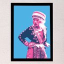 Ver imagem 2 de Quadro decorativo Menina do Doi Suthep 45x33cm (Moldura preta)