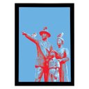 Ver imagem 3 de Quadro decorativo Imigrantes Japoneses 45x33cm (Moldura preta)