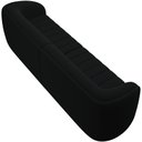 Ver imagem 2 de Kit Sofá 4 Lugares para Sala 252cm com 02 Poltronas Lazio M03 Veludo Preto - Lyam Decor