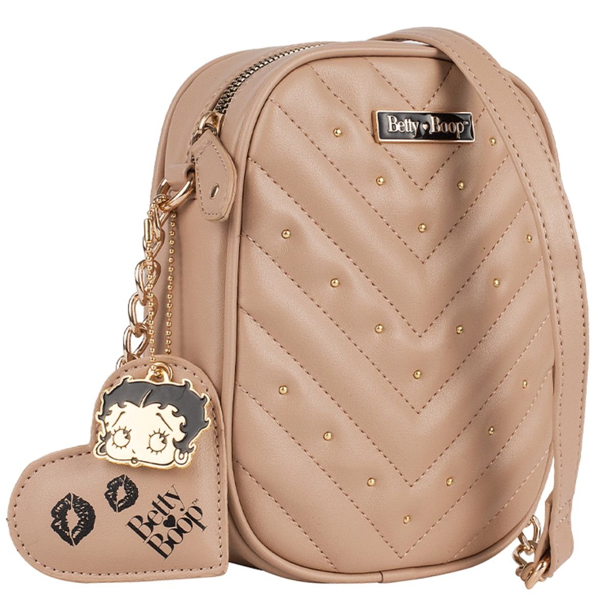 Bolsa Transversal Betty Boop Bege Semax - 1