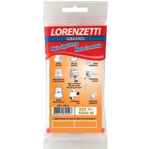 Resistência Lorenzetti Maxi Ducha 220v 5500w Original