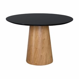 Mesas de Jantar Cone Casa MAD Mesa Cone Preto 1m - 2