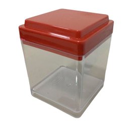Conjunto Porta Condimentos + Farinheira + Açucareiro Vermelho - 7
