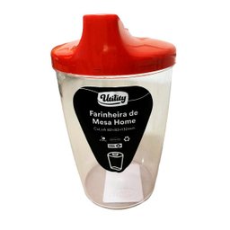 Conjunto Porta Condimentos + Farinheira + Açucareiro Vermelho - 2